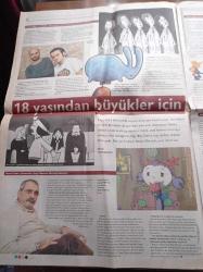 Cumhuriyet Pazar Gazetesi - 2 Aralık 2007 - Sayı 1132- Çizgi De Sinemaya Dahildir - Asterix Ve Vikingler - Kayıp Balık Nemo - Animatör Çizgi Filmciler Derneği Başkanı - Buz Devri -Abidin Dino ve Güzin Dino Fotoğrafı - Das Kapital 140 Yaşında - Karl Marx - Sevim Belli - Sungur Savran