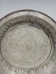 Antika Osmanlı Yazılı Bakır Tabak