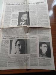 Cumhuriyet 2 Gazetesi - 3 Ağustos 1993 - Eski Karakol Türk Musikisi Müzesi Oluyor - Kusursuz Ayakkabılar Yapma Yarışı - Kadınlar Kendi Porno Filmlerini Kendi Çekiyor - Caretta Caretta'ların Koruma Projesi Uzatılıyor - Afrika'da Trajedi Günlük Yaşamın Bir Parçası