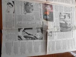 Cumhuriyet 2 Gazetesi - 3 Ağustos 1993 - Eski Karakol Türk Musikisi Müzesi Oluyor - Kusursuz Ayakkabılar Yapma Yarışı - Kadınlar Kendi Porno Filmlerini Kendi Çekiyor - Caretta Caretta'ların Koruma Projesi Uzatılıyor - Afrika'da Trajedi Günlük Yaşamın Bir Parçası