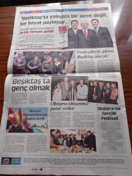 Cumhuriyet Yerel Yönetimler Gazetesi - 21 Mart 2014-  Uluslararası Gençlik Festivali - Engelsiz Beşiktaş - Depreme Karşı Taş Gibi Beşiktaş -Beşiktaş Belediyesi - Beşiktaş Belediye Başkanı Avukat Murat Haznedar- Kemal Kılıçdaroğlu - Mustafa Sarıgül - Festivallerin Adresi Beşiktaş Olacak - Avrupa Standartlarında Belediyecilik