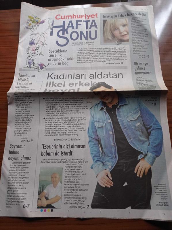 Cumhuriyet Haftasonu Gazetesi 19 Eylül 2009 Sayı 173 Zeki  