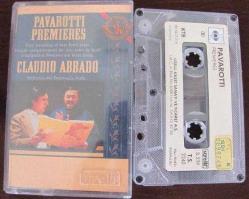 PAVAROTTI PREMIERES Claudio Abbado Kaset .Y3