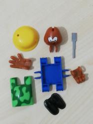 Sök tak Puzzle lego figür oyuncak dekoratif hediye nostalji tasarım süs hobi eğlence vintage aksesuar koleksiyon