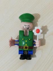 Sök tak Puzzle lego figür oyuncak dekoratif hediye nostalji tasarım süs hobi eğlence vintage aksesuar koleksiyon