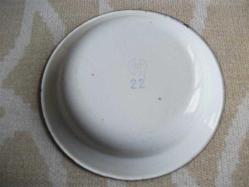 EMAYE TABAK - ÇAPI 22  CM