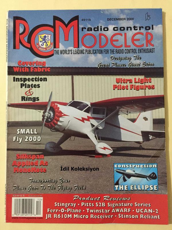 RC Modeler Radio Control Airplanes Flying Electrical December