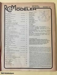 RC Modeler Radio Control Airplanes Flying Electrical - December 1982 - Vintage Magazine - İngilizce Uzaktan Kumandalı Model Uçak Dergisi - Construction : Gee Bee Sportster - Papillon II - Aeronca Champion - Electra Motor Glider - Bridi Super Sportster 40 - Sig Kougar - H Poxy Formula 2 - Marks Wanderer Glider 72