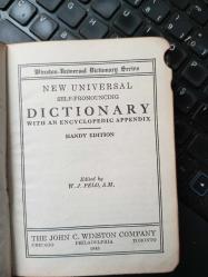 Universal Self-Pronouncing Dictionary, Handy Ed., W J Pelo, 1943,