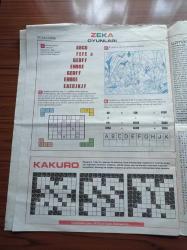 Milliyet Bulmaca Gazetesi - 30 Eylül 2006 - Ece Uslu Fotoğrafı - Uğur Polat Fotoğrafı - Zerrin Özer Fotoğrafı - Özkan Uğur Fotoğrafı - Deniz Uğur Fotoğrafı - Cem Özer Fotoğrafı - Zeka Oyunları - Şifreli Bulmaca - Sudoku- Kakuro