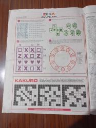 Milliyet Bulmaca Gazetesi - 11 Kasım 2006 - Sibel Kekilli Fotoğrafı - Mehmet Okur Fotoğrafı -  Türkan Şoray Fotoğrafı - Cüneyt Arkın Fotoğrafı - Hülya Avşar Fotoğrafı - Uğur Yücel Fotoğrafı - Zeka Oyunları - Kakuro - Uzman Bulmaca -   Sözcük Yerleştirmece - Mozaik Bulmaca