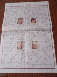 Milliyet Bulmaca Gazetesi - 18 Kasım 2006 -  Nazan Öncel Fotoğrafı - Erol Günaydın Fotoğrafı - Orhan Pamuk Fotoğrafı - Latife Tekin Fotoğrafı - Rıfat Ilgaz Fotoğrafı - Yaşar Kemal Fotoğrafı - Uzman Bulmaca - Zeka Oyunları - Sudoku - Kolay Bulmaca - Sözcük Yerleştirmece