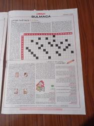 Milliyet Bulmaca Gazetesi - 18 Kasım 2006 -  Nazan Öncel Fotoğrafı - Erol Günaydın Fotoğrafı - Orhan Pamuk Fotoğrafı - Latife Tekin Fotoğrafı - Rıfat Ilgaz Fotoğrafı - Yaşar Kemal Fotoğrafı - Uzman Bulmaca - Zeka Oyunları - Sudoku - Kolay Bulmaca - Sözcük Yerleştirmece