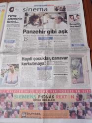 Milliyet Cumartesi Gazetesi - 20 Nisan 2002 - Eski Bir Modelin İtirafları - Öykülerden Alınan Dersler - Hamam Filmi Mehmet Günsur'un Hayatını Değiştirdi - Habbecik Konseri - Atilla İlhan'ı Dinliyoruz -Oscarlı Halle Berry Kesişen Yollar'da - Türk Ralli Tarihinin İlk Avrupa Şampiyonu Nejat Avcı - Aşk Anarşi Yaratır - Şoför Nebahat