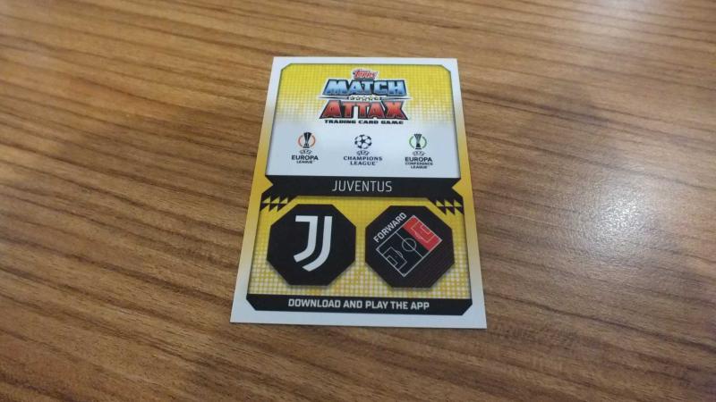 Topps UCL 2022-23 Dusan Vlahovic Man of the Match Signature