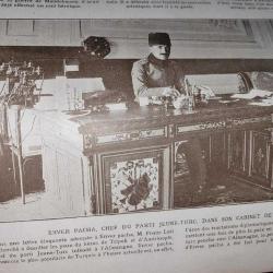 LE MİROİR DERGİSİ. EYLÜL 1914. ENVER PAŞA FOTOLU. KOLEKSİYONLUK