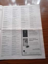 Dünya Kitap Gazetesi - 6 Ekim 2000 - Sayı 108 - Kitap Dünyası Fuarı - Dolmabahçe Kültür Merkezi - Ayşe Kulin Füreya - Elif Şafak - Barbara Vine - Kleopatra BİM'in Kraliçesi - Mao Zedung Seçme Eserler - Mehmet Eroğlu - Fernando Pessoa - Doğan Hızlan - Küçük İskender - Nihat Behram