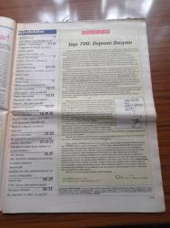 Cumhuriyet Bilim Teknik Gazetesi - 19 Ağustos 2000 - Sayı 700 - Deprem Özel Sayısı - Aykut Barka - Celal Şengör - Rolando Armijo - Naci Görür - Erol Kulaksızoğlu - Ahmet Ercan - Xavier Le Pichon Risk Yüksek Ancak Zamanımız Var - 17 Ağustos'tan  Öncesi Ve Sonrası - KAF'ın Geçmiş Tarihi Peşinde - 1950 Sonrası Betonarme Yapılar