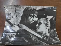 Yabancı 1970'ler  Film - Siyah Beyaz - Lobi Kartı - Lobby Cards - 2'li Set - Kılıç Film
