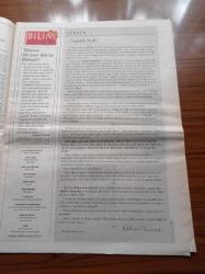 Cumhuriyet Bilim Teknoloji Gazetesi - 15 Şubat 2008 - Sayı 1091 -Din Ve Bilim Yazısına Eleştiriler - 2008 Yılında Bilimde Neler Olacak - İlericilik Ve Gericilik Doğuştan Mı - Sanal Türbanlı Rektörler ve Toplumun Bölünmesi Üzerine - Karl Popper Ve Tarih Biliminin İnkarı - Marmara'da Derin Deniz Araştırmalarına Başlandı