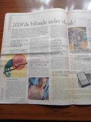 Cumhuriyet Bilim Teknoloji Gazetesi - 15 Şubat 2008 - Sayı 1091 -Din Ve Bilim Yazısına Eleştiriler - 2008 Yılında Bilimde Neler Olacak - İlericilik Ve Gericilik Doğuştan Mı - Sanal Türbanlı Rektörler ve Toplumun Bölünmesi Üzerine - Karl Popper Ve Tarih Biliminin İnkarı - Marmara'da Derin Deniz Araştırmalarına Başlandı