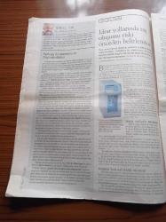 Cumhuriyet Bilim Teknoloji Gazetesi - 11 Ocak 2008 - Sayı 1086 - Türkiye'de Çeşitli Bilim Alanları Ne Durumda - Basit Deneylerle Beynin İnceliklerine Varmanın 7 Yolu - Ankara'da Deprem Tehlikesi - İstanbul Belediyesi Silahtarağa Kampusu'nsan Bir Şeyler Öğrenebilir - İdrar Yollarında Taş Oluşumu Riski Önceden Belirleniyor