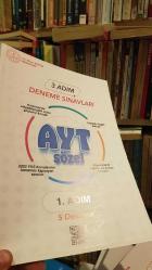 3 ADIM DENEME SINAVLARI AYT SÖZEL 1.ADIM