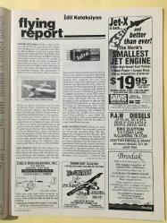 Flying Models Magazine : Air Craft Features - April 1998 - Vintage Magazine - İngilizce Uzaktan Kumandalı Model Uçak Dergisi - Reviews : Kress Jets Variable Pitch Props - Kyosho Aurum Sports 30 - Embracer EMB 312 Tucano - P47D Thunderbolt -  AT6 Texan - P51D Mustang - P38 Ligtning - Stearman PT17