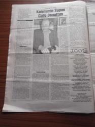 Cumhuriyet Kitap Gazetesi - 15 Kasım 2001 - Sayı 613 - Okurunu Uçurmaya Çalışan Bir Yazar Tülay Ferah Fotoğrafı - Fethi Naci Eleştiri Günlüğü'nde - Ahsen Erdoğan Enis Batur'la Elma Üzerine Konuştu - Harry Potter - Antonio Gramsci- Mayo Mu Osmanlı Mı - Ferhan Şensoy - Selim İleri - Bu Yaz Ayrılığın İlk Yazı Olacak