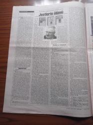 Cumhuriyet Kitap Gazetesi - 21 Mayıs 1998 - Sayı 431 - İlk Kez Tümü Yayımlanıyor Piraye'ye Mektuplar - Atilla Dorsay'ın Sümbül Sokağı Tutsak Kadını - Enver Ercan - Metin Celal - Sennur Sezer İki Romandan Hareketle Faşizm Ve Çocuk Üzerine Duruyor - Enver Topaloğlu İle Şairliği Ve Şiirleri Üzerine Konuştuk- Nazım Hikmet Fotoğrafı