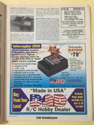 Flying Models Magazine : Air Craft Features - March 1995 - Vintage Magazine - İngilizce Uzaktan Kumandalı Model Uçak Dergisi - High Rollers - Futaba Professor - Sterling Fairchild PT19 - Thunder Tiger World Flyer - Cox Thermal Hawk - Fokker Triplane - Piper Cherokee - Longster III