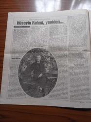 Cumhuriyet Kitap Gazetesi - 4 Mayıs 1995 - Sayı 272 -Zorunlu Eğitime Hayır - İnsan Postuna Bürünmüş Köpek -Hüseyin Rahmi Gürpınar Fotoğrafı - Hüseyin Rahmi Gürpınar'ın Bütün Eserleri Tekrar Basılıyor - Selim İleri - Bilge Karasu - Narla İncire Gazel- Tezer Özlü - Leyla Erbil