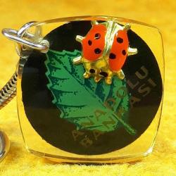 RETRO ANADOLU BANKASI UĞUR BÖCEKLİ ANAHTARLIK