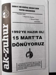 TARAF AYLIK SİYASİ DERGİ 12. SAYI 1 ŞUBAT 1992