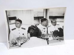 Efemera - SA---1960'LAR İSTİKLAL MADALYALI GAZİLER GENERALLER VE CEMAL MADANOĞLU (4.SIRA )ANITKABİR TÖREN FOTOĞRAFI - kitantik - kitaLog