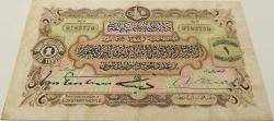 OSMANLI BANKASI ORİJİNAL REŞAT 1 (BİR) LİRA 1332 TARİH 0782770 SERİ NOLU OSMANLI KAĞIT PARASI NATURELDİR ÇOK ÇOK TEMİZ ÇOK ÇOK NADİRDİR