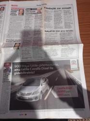 Sözcü Gazetesi - 8 Haziran 2013 - Galatasaray'da Obi Mikel Atağı - Fenerbahçe Cardozo'yu Bitiriyor - 7 Gazete Bir Yerden Talimat Almış Gibi Aynı Başlığı Attı Padişahım Çok Yaşa - Recep Tayyip Erdoğan'ı Havaalanında Karşılayan AKP'lilerden Tehlikeli Sloganlar - Atatürk'ün Gençliğe Hitabesi - Uğur Dündar - Emin Çölaşan