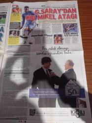 Sözcü Gazetesi - 8 Haziran 2013 - Galatasaray'da Obi Mikel Atağı - Fenerbahçe Cardozo'yu Bitiriyor - 7 Gazete Bir Yerden Talimat Almış Gibi Aynı Başlığı Attı Padişahım Çok Yaşa - Recep Tayyip Erdoğan'ı Havaalanında Karşılayan AKP'lilerden Tehlikeli Sloganlar - Atatürk'ün Gençliğe Hitabesi - Uğur Dündar - Emin Çölaşan