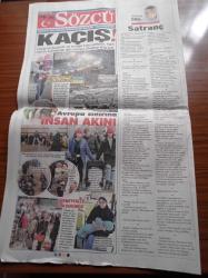 Sözcü Gazetesi - 25 Şubat 2022 - Süper Lig Kulüplerinin Yayın Hakları Konusunda Saran Group Favori - Arda Güler - 86 Yıl Önce İmzalanan Montrö Anlaşmasının Önemi Kanıtlandı - Atatürk Bir Kez Daha Haklı Çıktı - Rusya Ukrayna'yı Sabaha Karşı Vurdu - Kiev'den Büyük Kaçış