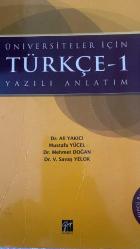 Üniversiteler İçin| Türkçe 1 Yazılı Anlatım
