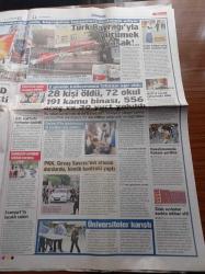 Sözcü Gazetesi - 10 Ekim 2014 - Kıbrıs'ta Fenerbahçe Alayı - Ronaldo 40 Yaşına Kadar Real Madrid'de - Adalet Bakanı'nın Kızının Babası Beş Yıl Sonra Belli Oluyor - Açılım Masalı Uğruna 2 Polisimiz Şehit Oldu - Kobani Bahanesiyle Ülke Savaş Alanına Döndü - Bilal Erdoğan Gitsin Suriye'ye - Yılmaz Özdil - İki Ayyaş Olaydı