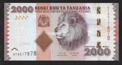 ** TANZANYA ( 2.000 * SHİLİNGİ ) 2010 - ÇİL