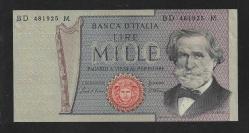 ** İTALYA ( 1.000 * LİRE ) 1969 - ÇİL  ALTI