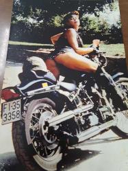 Motorsikletli Kız Filmi - Yabancı - Renkli - Lobi Kartı - Lobby Cards  - 2'li Set