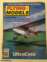 Flying Models Magazine : Air Craft Features - August 1995 - Vintage Magazine - İngilizce Uzaktan Kumandalı Model Uçak Dergisi - R/C Planes ,  Boats , Cars - Carl Goldberg Models Ultra Cote - Piper J3 Cub - Ryan ST - P51 Mustang - Supermarine Spitfire IX - Fairchild 24 - Stinson Reliant SR5 - Hog Bipe - Sea Cruiser II - PT 19 Trainer - Marcoux Bromberg R3 - Black Widow - Dragonfly 049 - Killer Bee