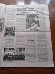 Cumhuriyet Kitap Gazetesi - 21 Ekim 1999 - Sayı 505 - Cumhuriyet'in 75. Yılı İçin Bir Anıt Bilanço 98 - Fethi Naci Bu Haftaki Eleştiri Günlüğü'nde Cemil Kavukçu'nun Son Öykülerini Değerlendiriyor - İki Yazar Ulviye Alpay'ın Öykülerini Değerlendirdiler - Günther Grass- Teneke Trampet - Tahsin Yücel