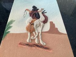 REZZAN GANİZ  - KUMLAMA TEKNİĞİ İLE YAPILMIŞ KABARTMA TABLO