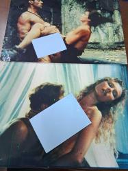 Tarzan -X  Filmi - Yabancı - Renkli - Lobi Kartı - Lobby Cards  - 9'lu Set - Sbame Of Jane - Capital Film- Joe D'amato - Rocco Siffredi - Rosa Caracciolo - Nikita Gross - Attila Schulter - Swetta Silvestru - Cintya Raffael - Barbara Dobson - Zotan Kabay Tao - Joe D'amato