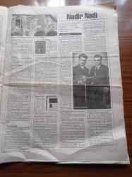 Cumhuriyet Kitap Gazetesi - 20 Ağustos 1998 - Sayı 444 - Düşün Adamı Nadir Nadi - Mehmet Faraç'ın Töre Kıskacında Kadın'ını Sevim Ertemür - 19. Yüzyıl İtalyan Şairi Giacomo Leopardi'nin Şiirleri Üzerine Bir Konuşma - Mümtaz Sağlam Ressam Fahri Sümer'in Resim Albümünü Değerlendirdi - Betül Çotuksöken