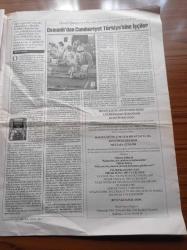 Cumhuriyet Kitap Gazetesi - 20 Ağustos 1998 - Sayı 444 - Düşün Adamı Nadir Nadi - Mehmet Faraç'ın Töre Kıskacında Kadın'ını Sevim Ertemür - 19. Yüzyıl İtalyan Şairi Giacomo Leopardi'nin Şiirleri Üzerine Bir Konuşma - Mümtaz Sağlam Ressam Fahri Sümer'in Resim Albümünü Değerlendirdi - Betül Çotuksöken